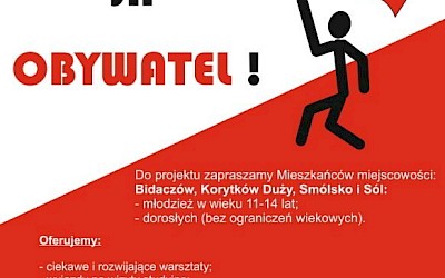 Zaproszenie do udziału w projekcie „Ja - obywatel!”