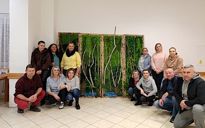 Upiększamy przestrzeń naszej remizy