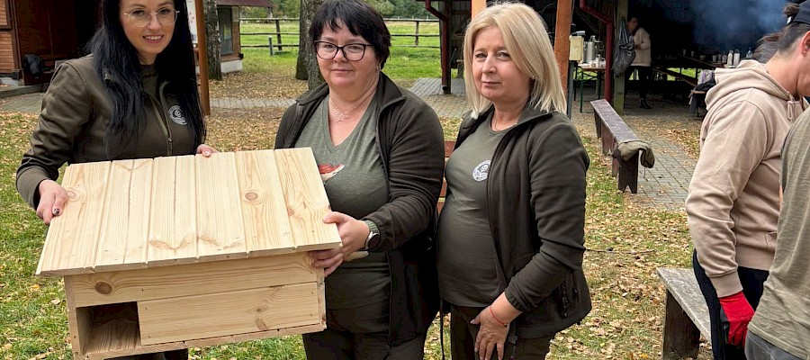 Małe domki – wielkie serca. Wolontariusze budują schronienia dla jeży.